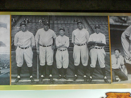Babe Ruth and team mates.