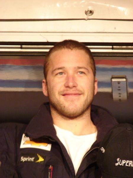 Bode Miller during the price giving ceremony.