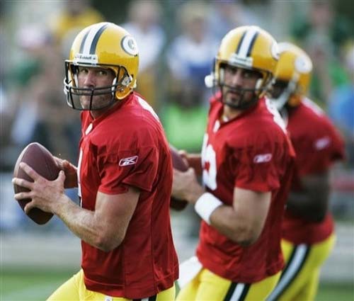 Green Bay Packers quarterbacks from Brett Favre.