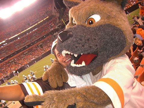 Browns mascot.