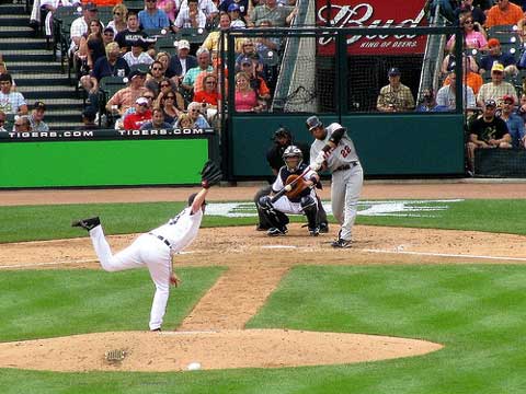 The Detroit Tigers took on the Minnesota Twins at Comerica Park in Detroit.