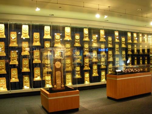 NCAA National Championship trophies, rings, watches.