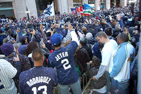 New York Yankees 2009 World Series victory parade 11/6/09, New York,NY.
