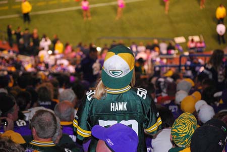 Packers Fans during Green Bay Packers vs. Minnesota Vikings.