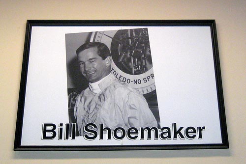 NY Long Island Belmont Park Bill Shoemaker.