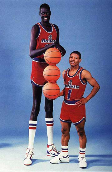 Tallest NBA Players Manute Bol