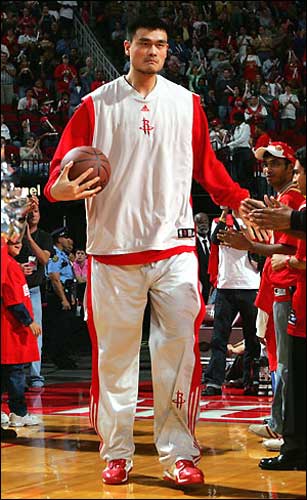 Tallest NBA Players Yao Ming