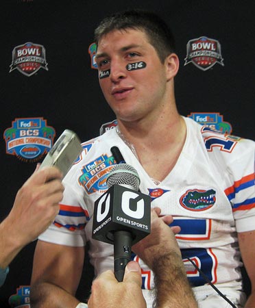 Best All Time College Football Quarterback Tim Tebow