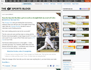 Yahoo sports blogs